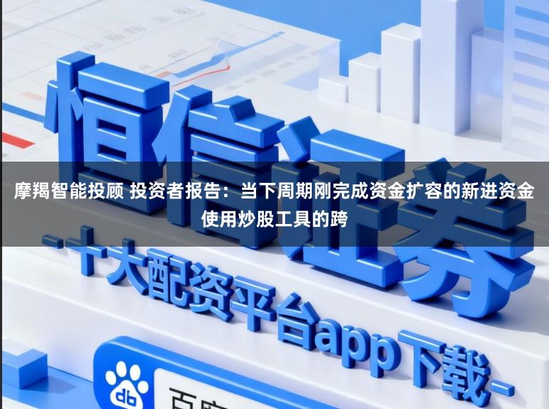 摩羯智能投顾 投资者报告：当下周期刚完成资金扩容的新进资金使用炒股工具的跨