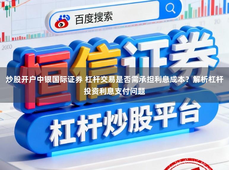 炒股开户中银国际证券 杠杆交易是否需承担利息成本？解析杠杆投资利息支付问题